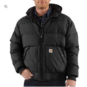 Carhartt Men's Down Kalaska Active Black  Puffer Hooded Jacket Size Tall XL